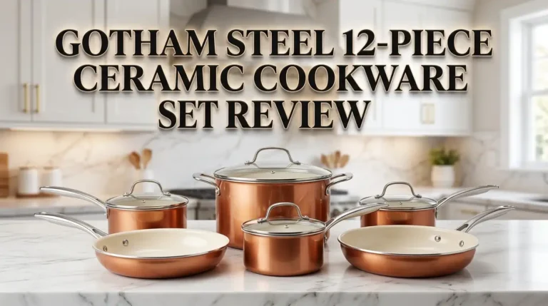 Gotham Steel 12 Piece Ceramic Cookware Set Review 2026