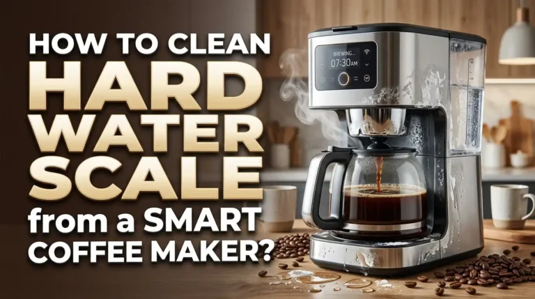 How to Clean Hard Water Scale from a Smart Coffee Maker?