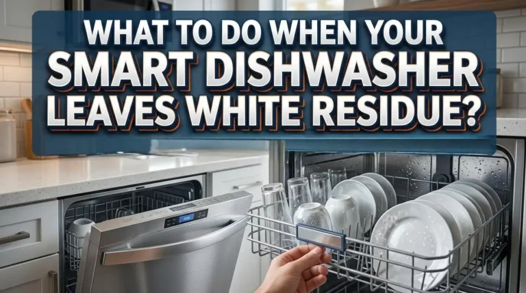 What to Do When Your Smart Dishwasher Leaves White Residue?