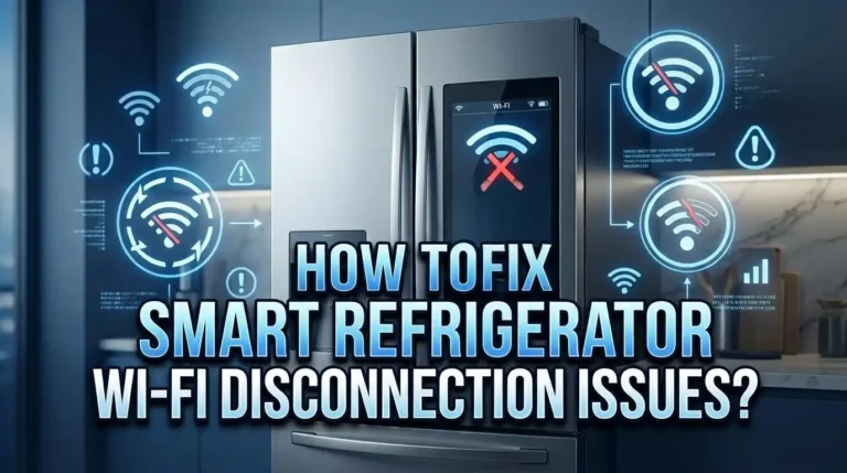 How to Fix Smart Refrigerator Wi-Fi Disconnection Issues?